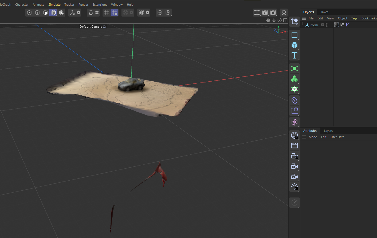 Activity 2 Scaniverse and Cinema 4D proccess work